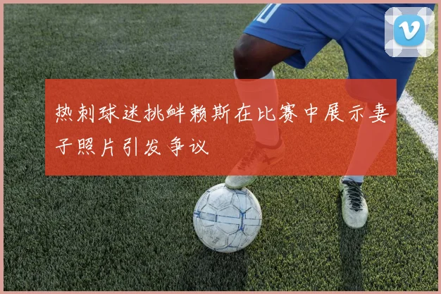 热刺球迷挑衅赖斯在比赛中展示妻子照片引发争议